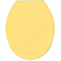Allstar WC-Sitz Thermoplast Cetona Gelb Toilettendeckel WC Brille Yellow