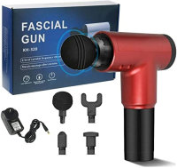 FASCUAL CY-801 Red Pain Relief Multi Frequency Vibrations Muscle Massage Gun