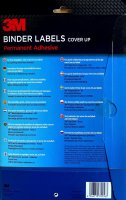 3M Binder Labels Blickdichte Ordner-Etiketten 192mmx38mm Permanent klebend